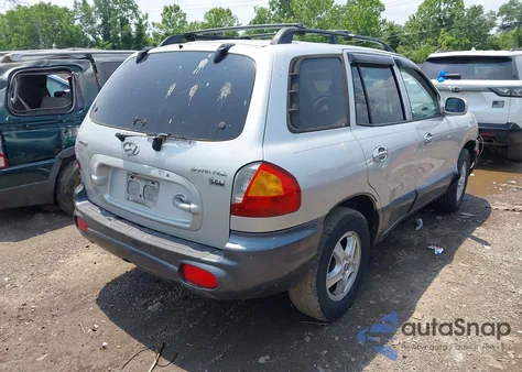 2004 Hyundai Santa Fe Gls/Lx из США, поврежденный, VIN KM8SC13E64U618009